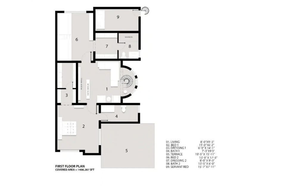 1st Floor Plan 