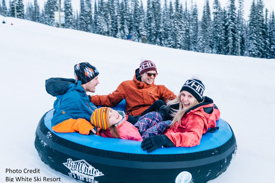Tubing in the Happy Valley tube park