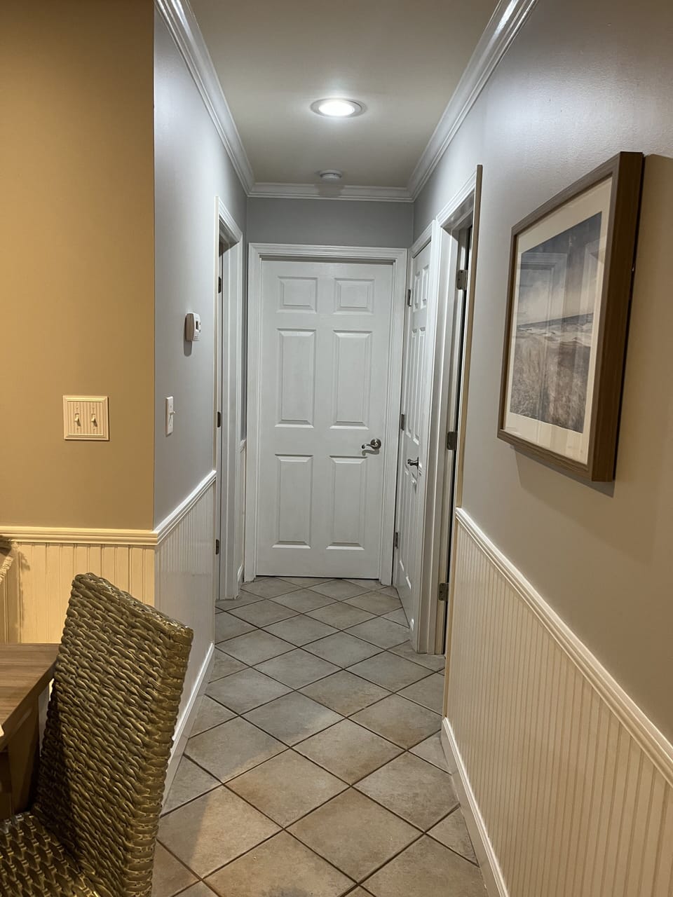 Hallway leading to bedrooms