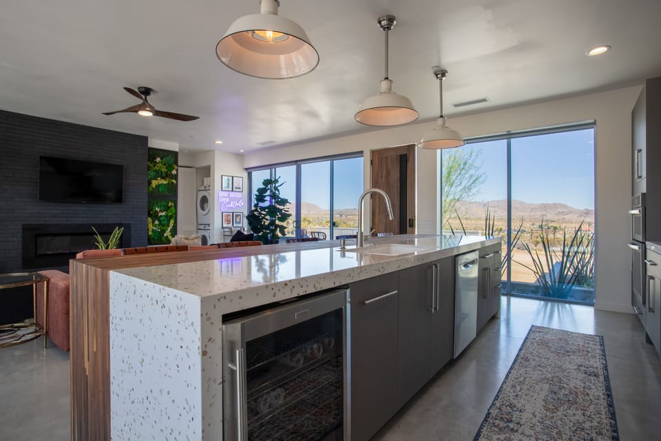 view from the kitchen, imagine cooking while looking at these views