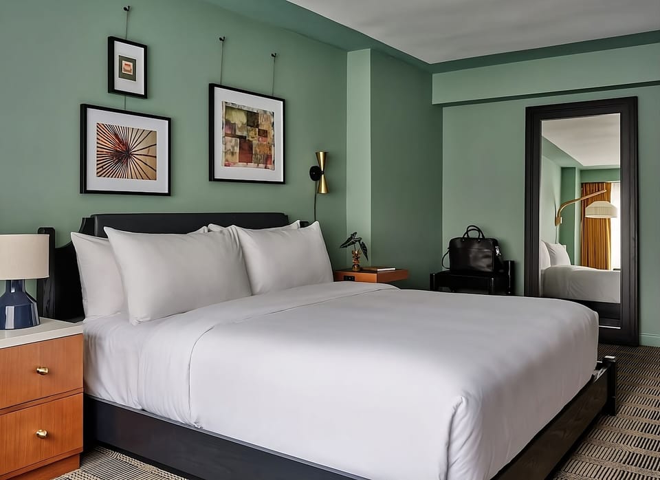 Settle into a calm space designed for effortless rest.