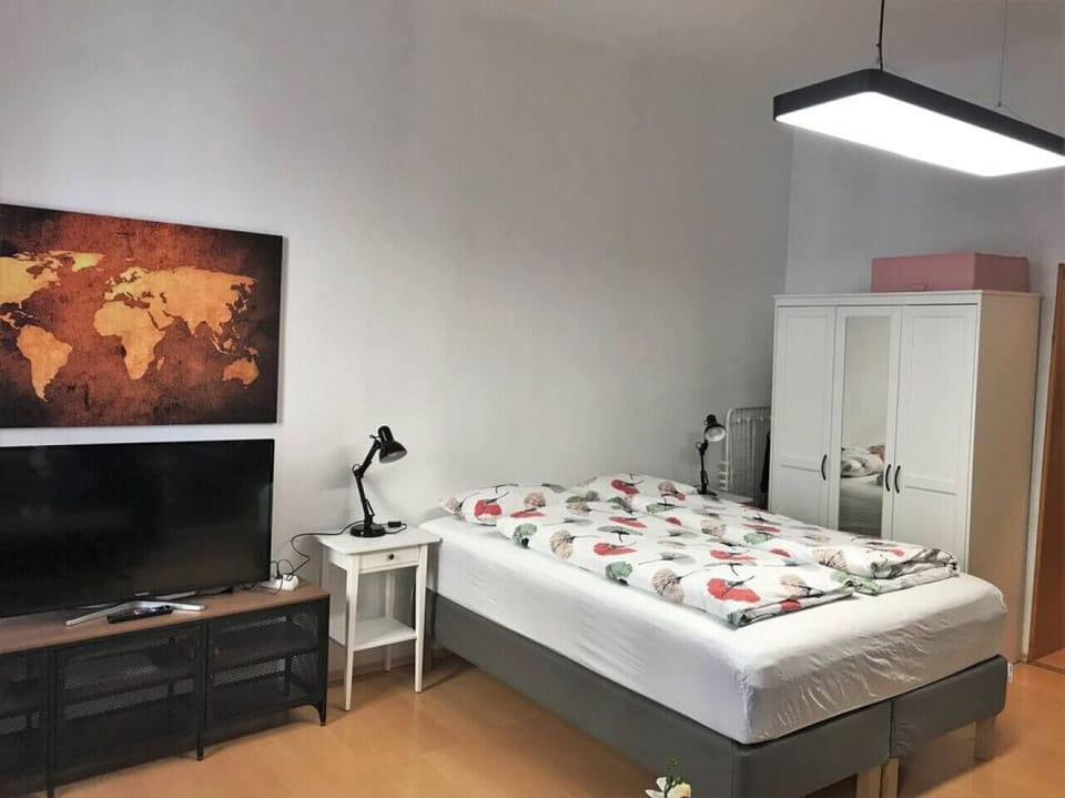 In this room, you`ll discover your comfortable bed and a serene atmosphere, all thanks to Arbio Designers` skillful touch.