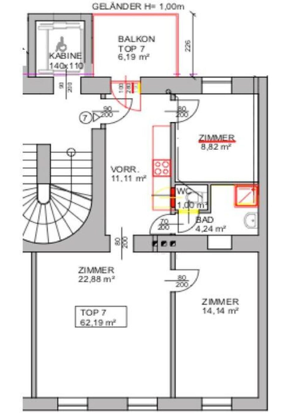 Plan Wohnung