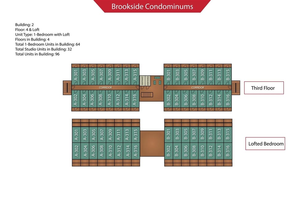 Brookside Condominums Floor Plan
