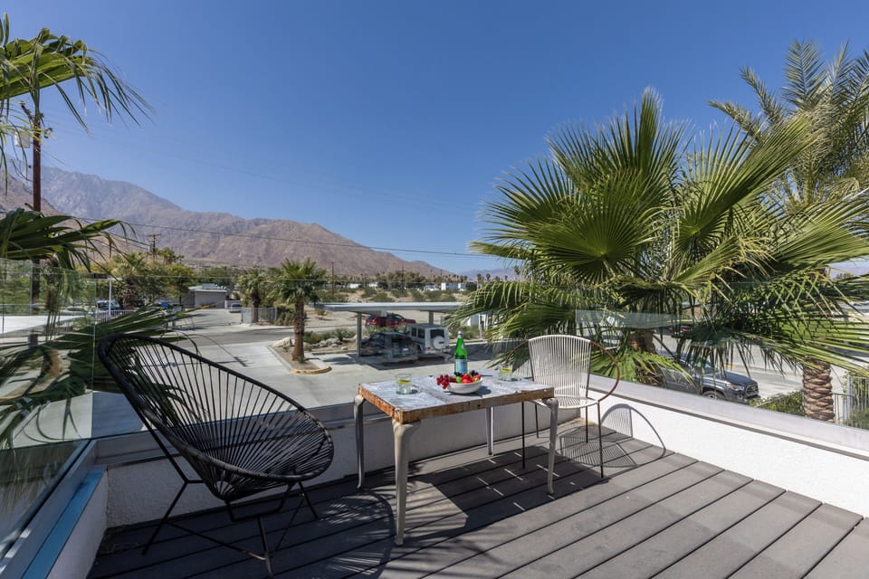 Enjoy your breakfast al fresco on this open-air patio