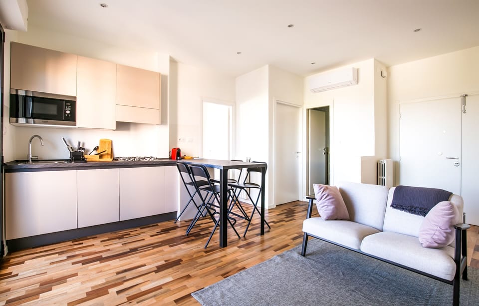 Sala con cucina