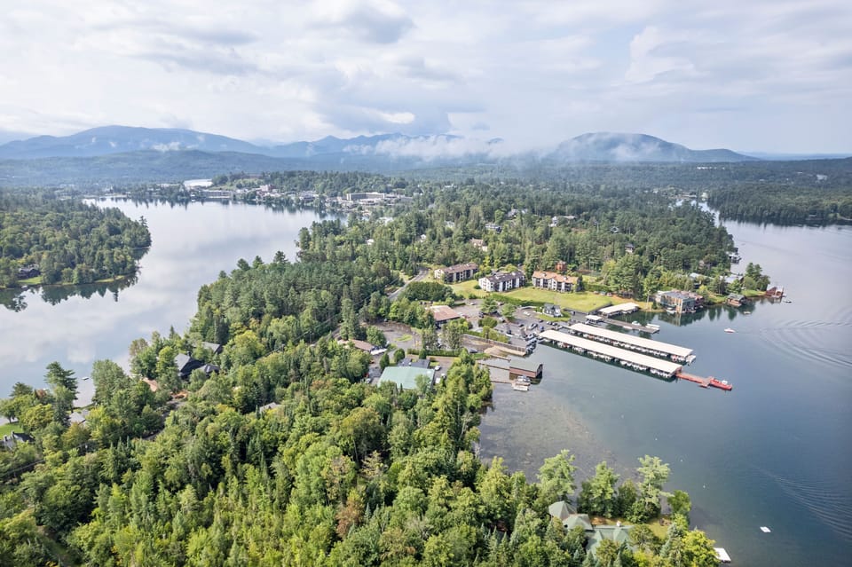 Another great view of The Harbors, in between both lakes and in town!