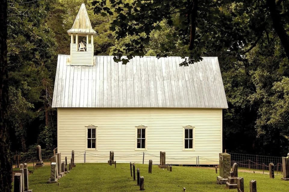 This church in the woods of Pigeon Forge is still a viable option for a wedding or a photoshoot.