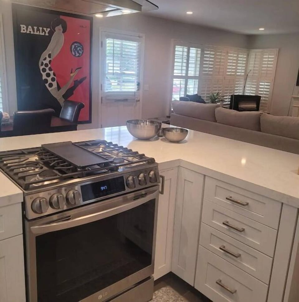 Kitchen with Gas Stove