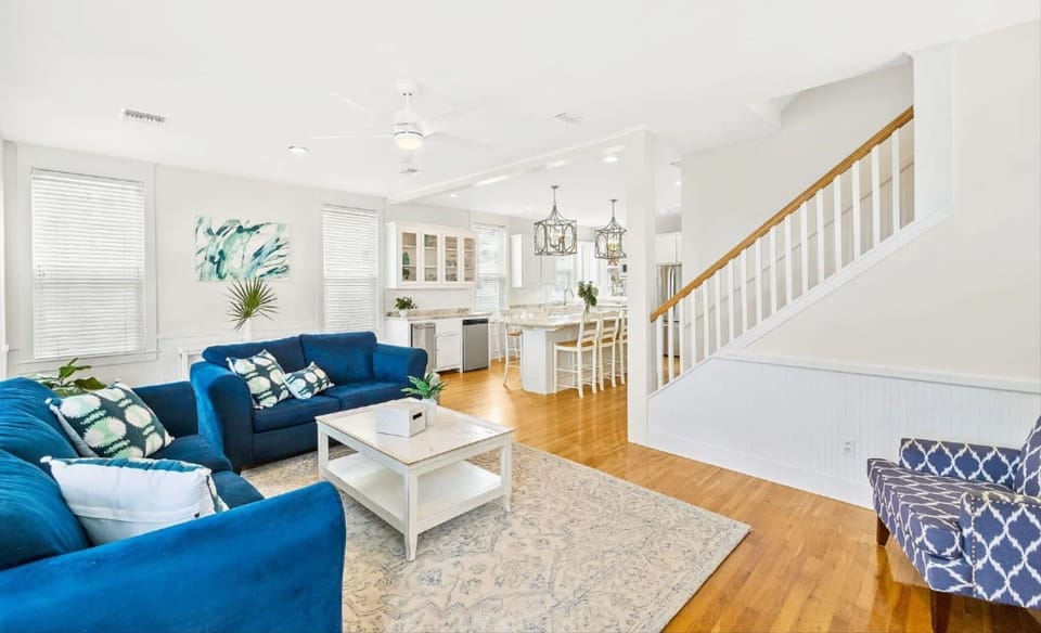 Living Area with Large Screen TV