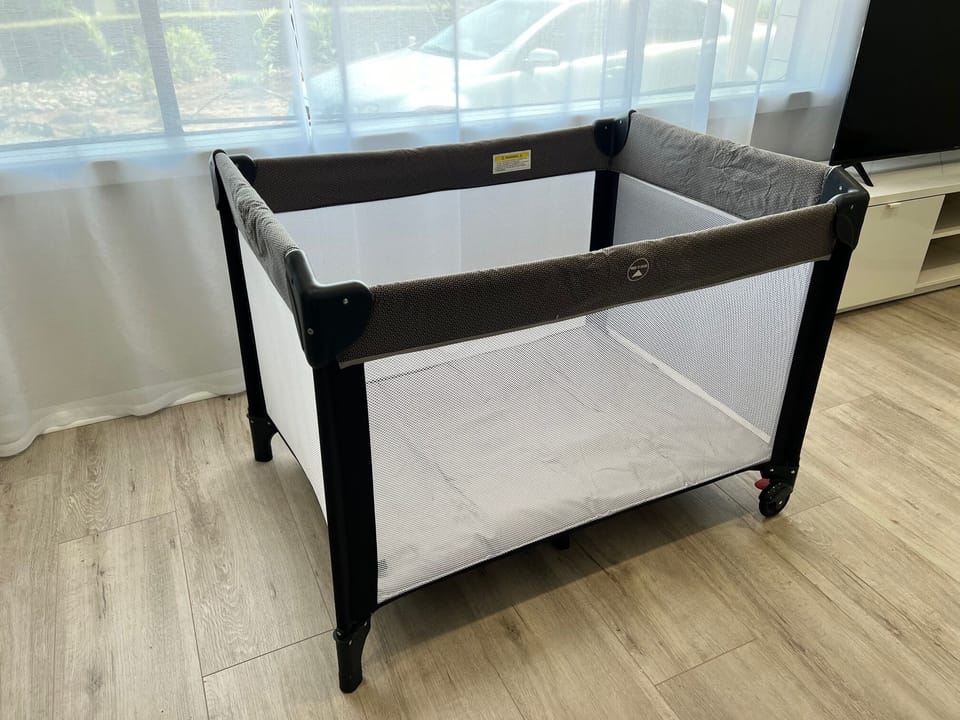 Porta cot available on request