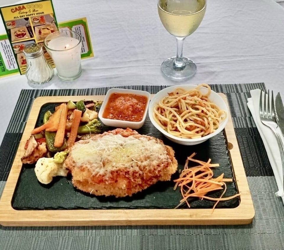 CASA COCO 24/7 Eatery & Bar...Tuesday 2 For 1 Chicken Parmesan...12 pm-9 pm