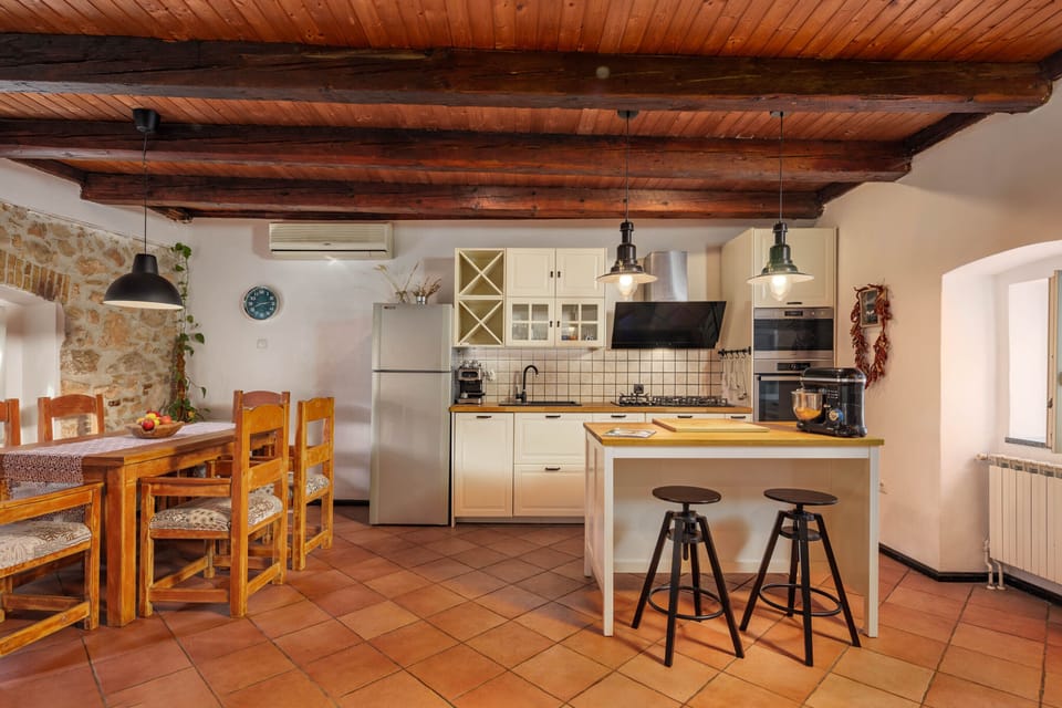 Kitchen and dining area