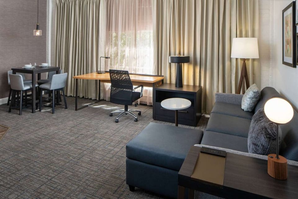 Stretch out on the sectional and settle into productive comfort.
