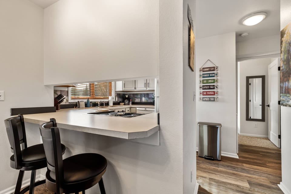 A stylish space for dining in.