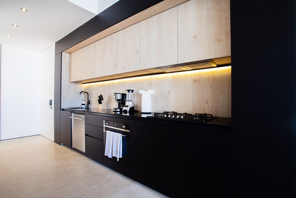 Kitchen equipped with state-of-the-art appliances