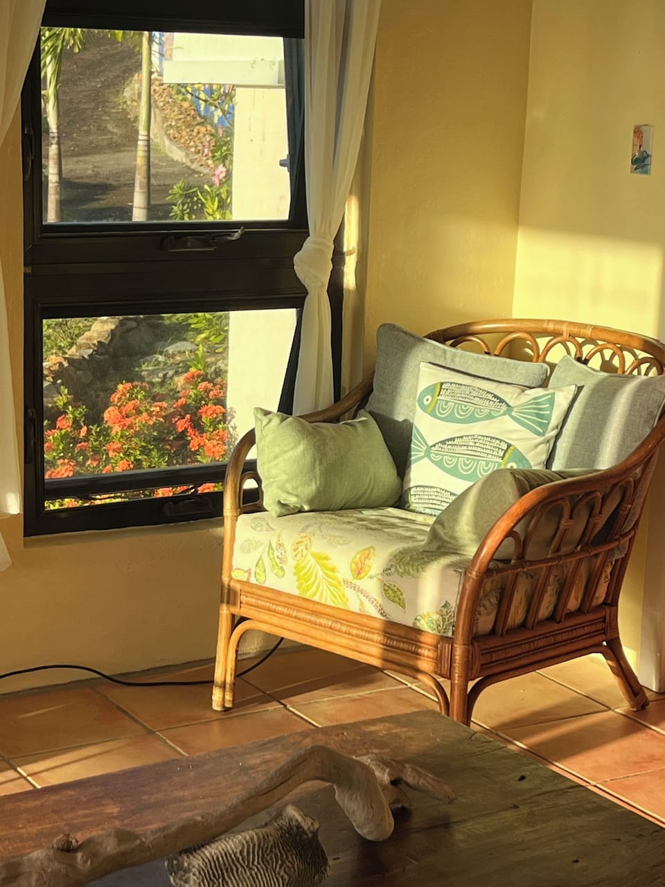 A cozy corner to settle into
