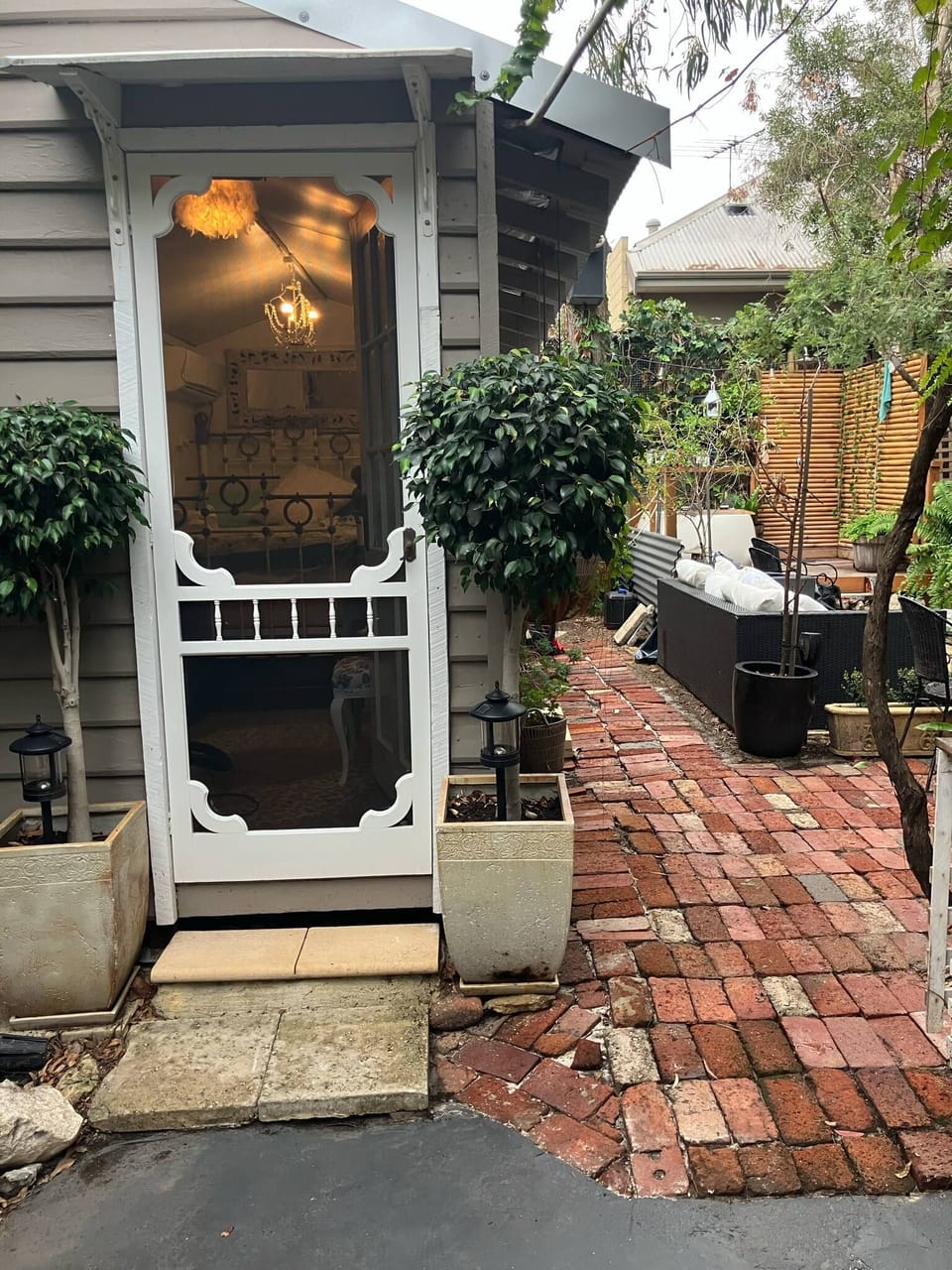 Garden Studio Tiny House Entrance