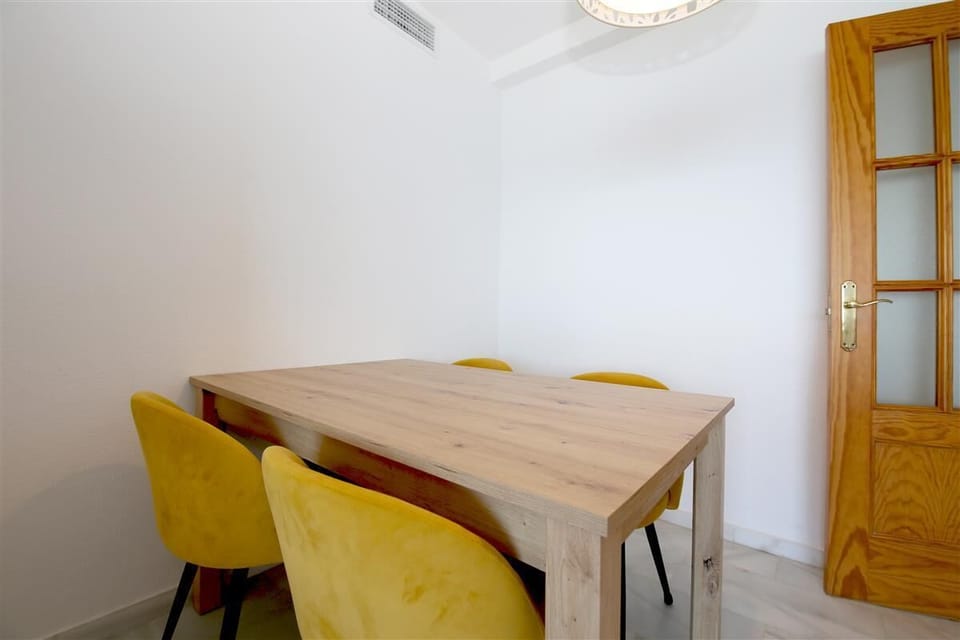 Dining area with space for four guests