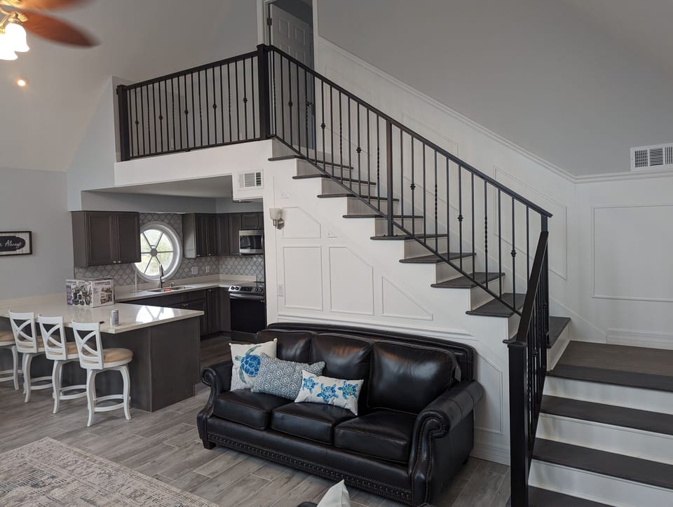 Master staircase from 2nd floor to 3rd floor master suite