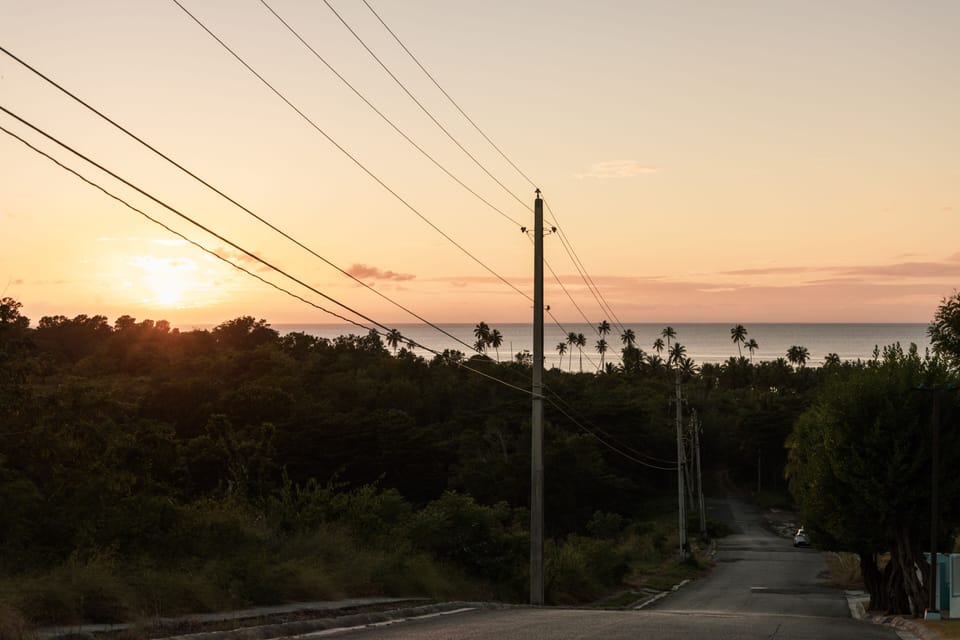 Views when driving to property