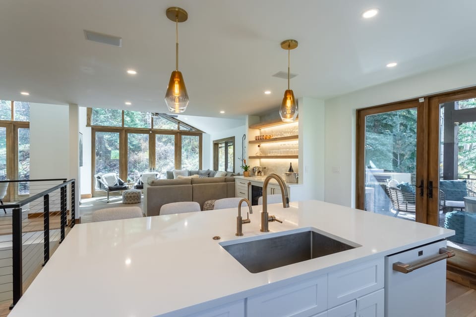 Open floor plan for easy living