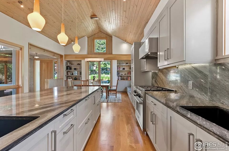 Beautiful large kitchen.