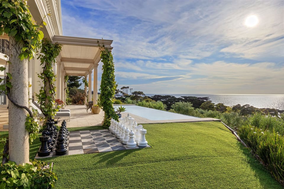 Pool view facing the ocean