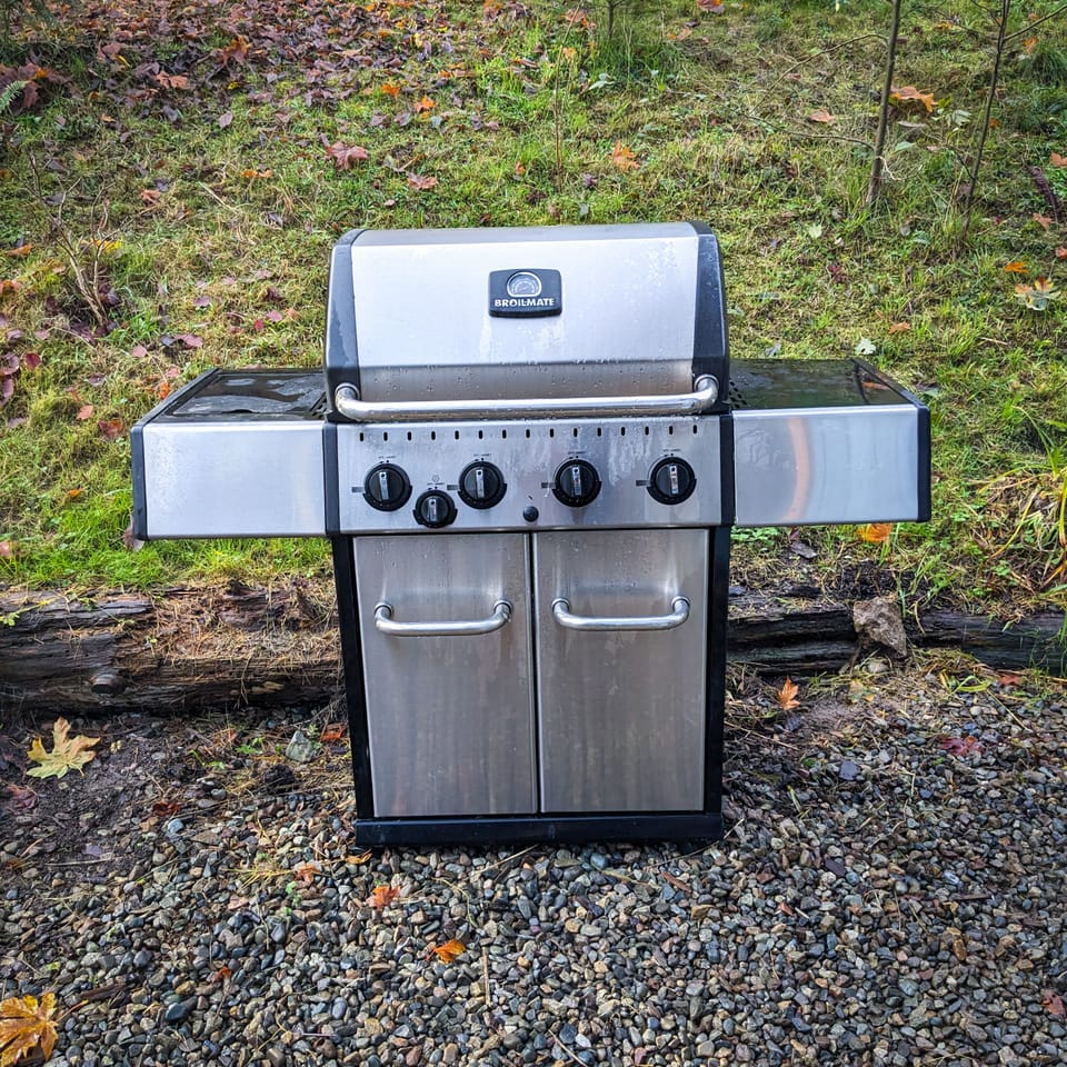 Propane BBQ to grill up a feast!