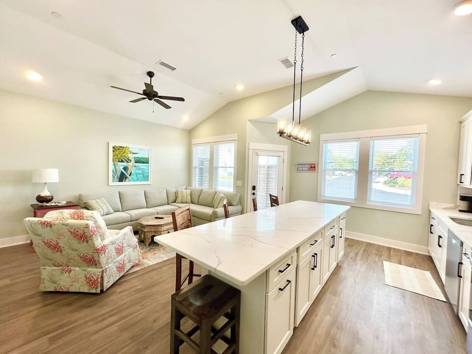 Open-concept layout perfect for relaxing and entertaining.