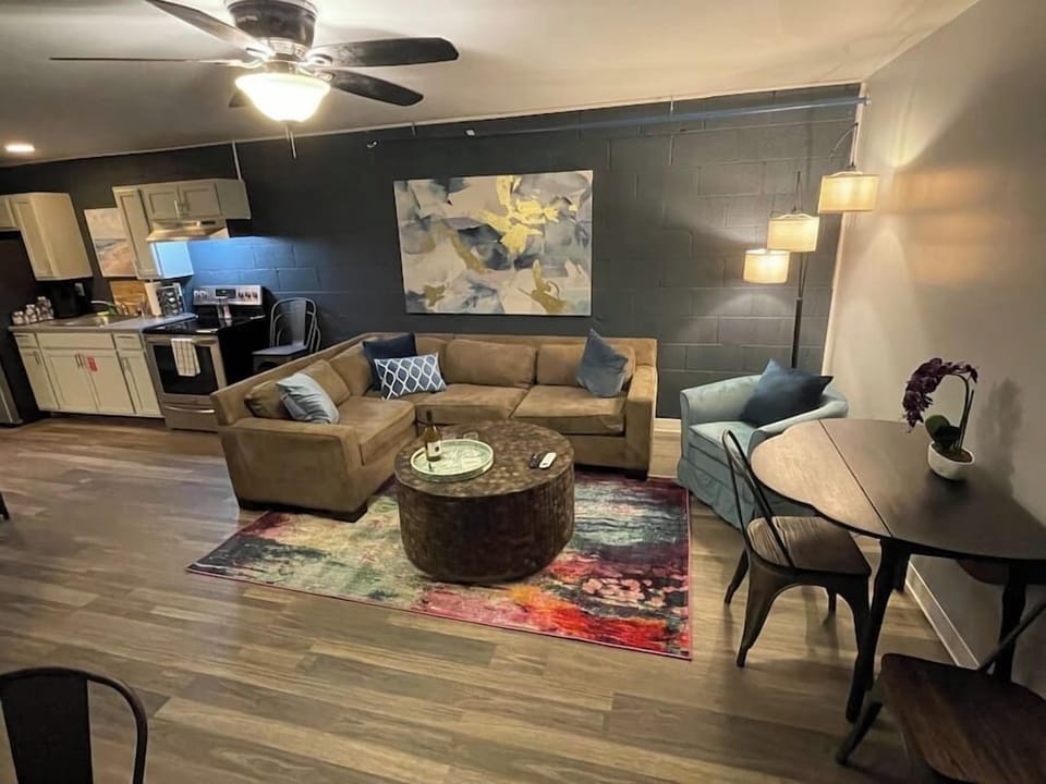 Relaxing one-bedroom suite.