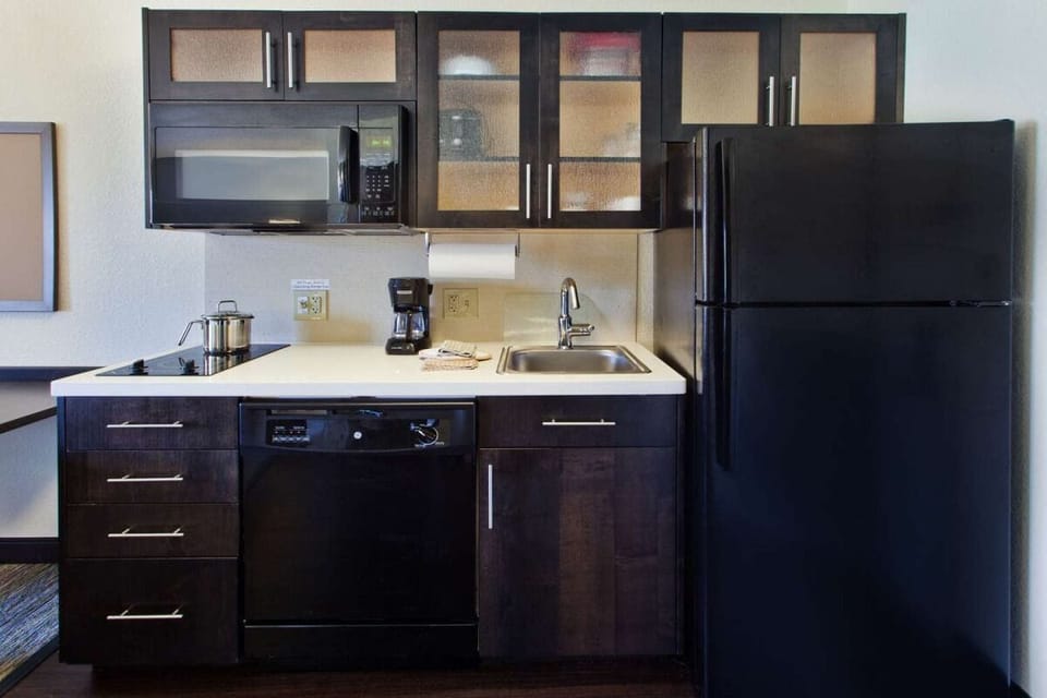 Whip up favorites in the fully equipped kitchenette setup.