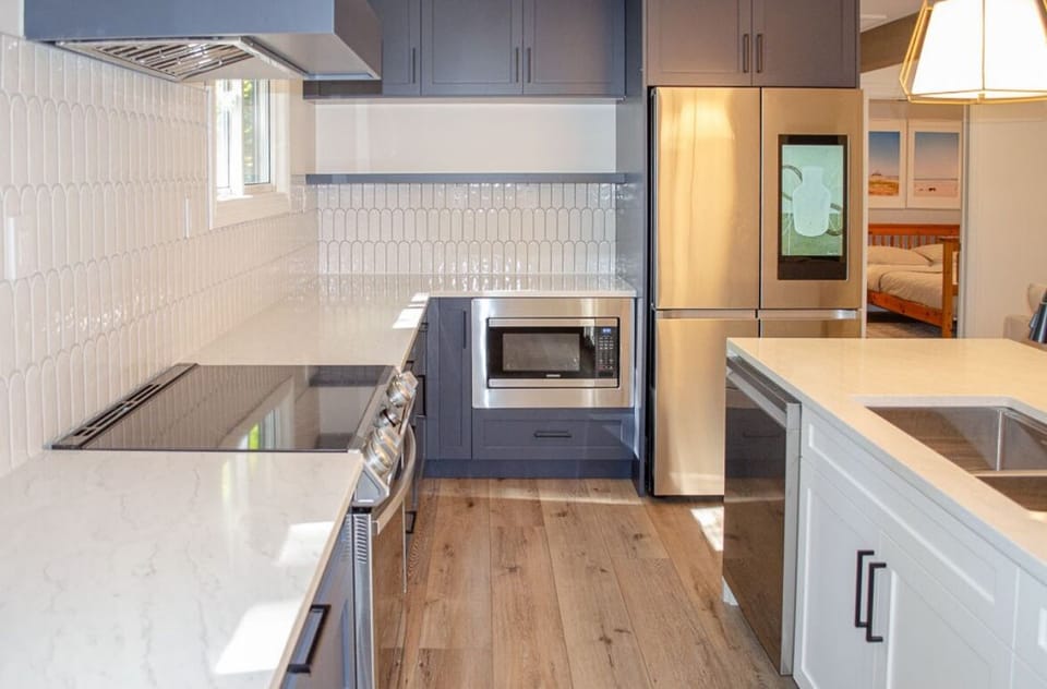 Kitchen with brand new appliances