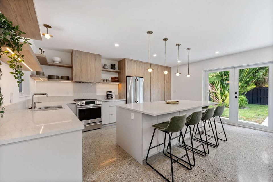 New chef’s kitchen with GE Cafe appliances
