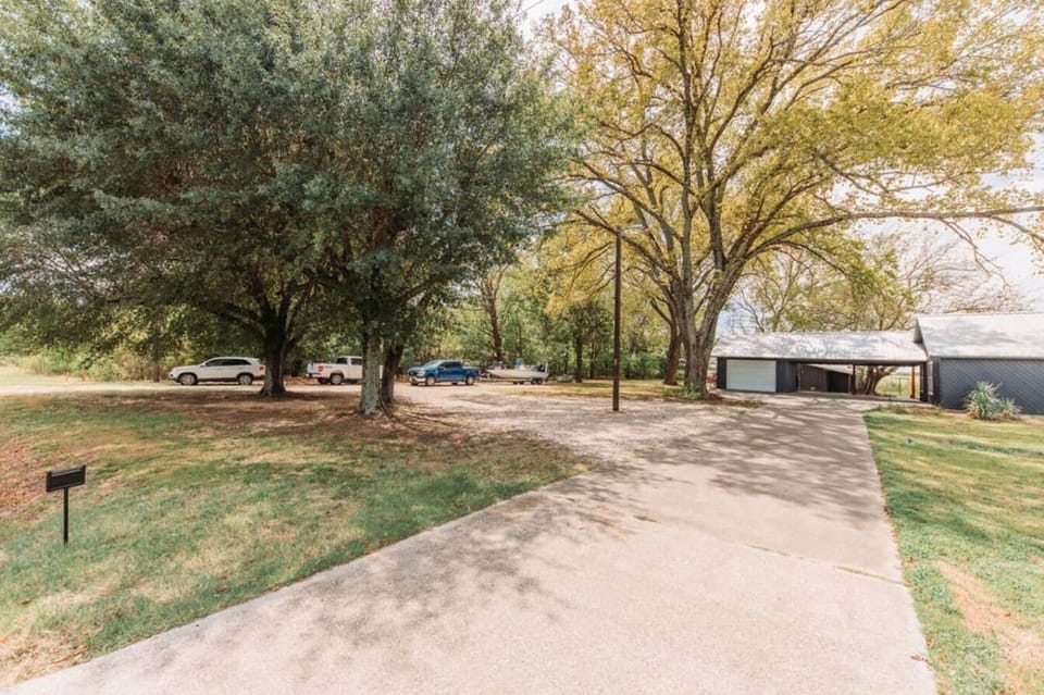 House driveway! There's lots of space for your group to enjoy.