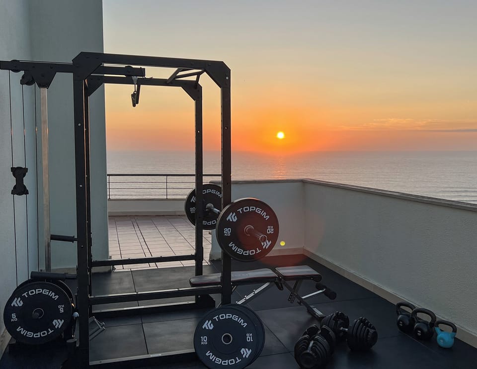 outdoor gym with the best ocean view