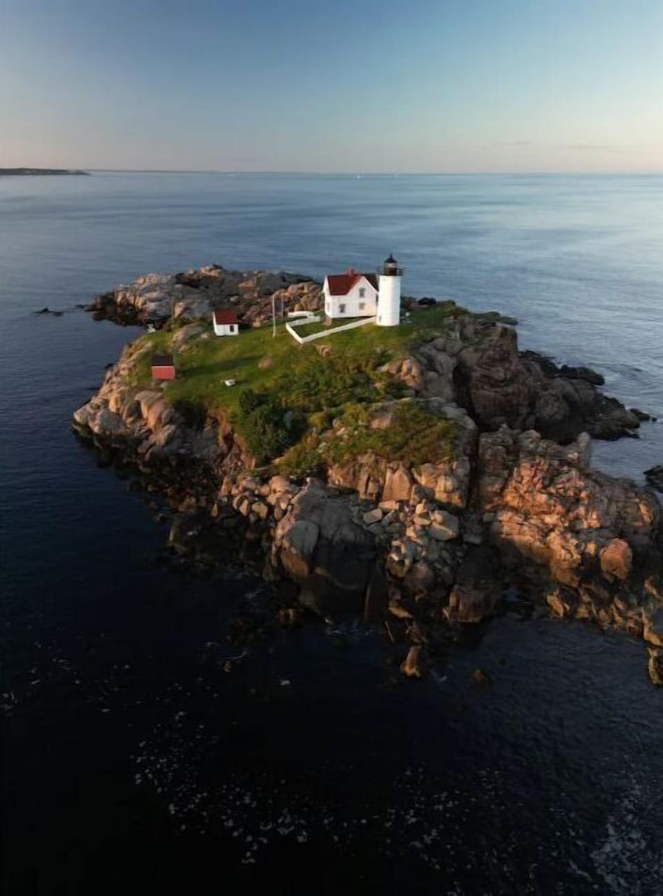 Iconic Nubble Lighthouse a short walk away.