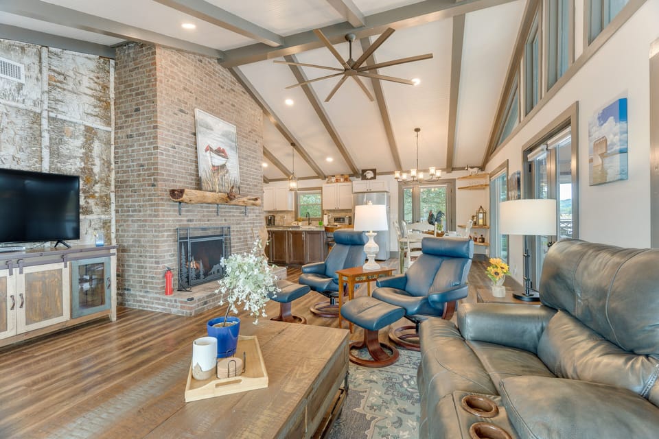 Hayesville Vacation Rental | 2BR | 3BA | Stairs Required | 2,000 Sq Ft