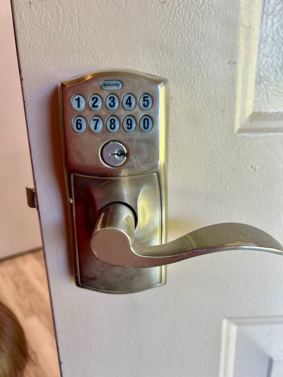 Keypad for entry