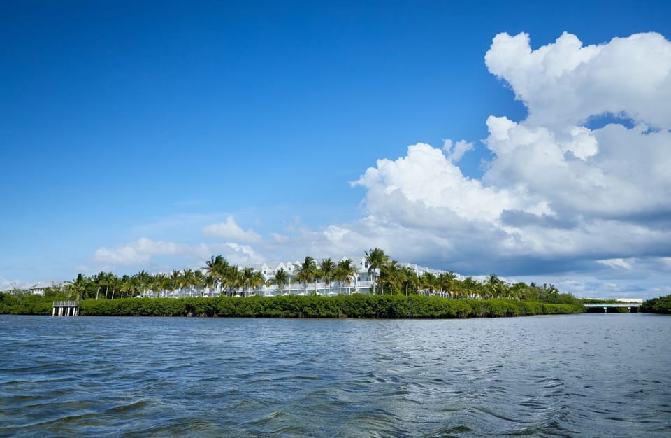 Soak up wide-open water views under brilliant blue skies.