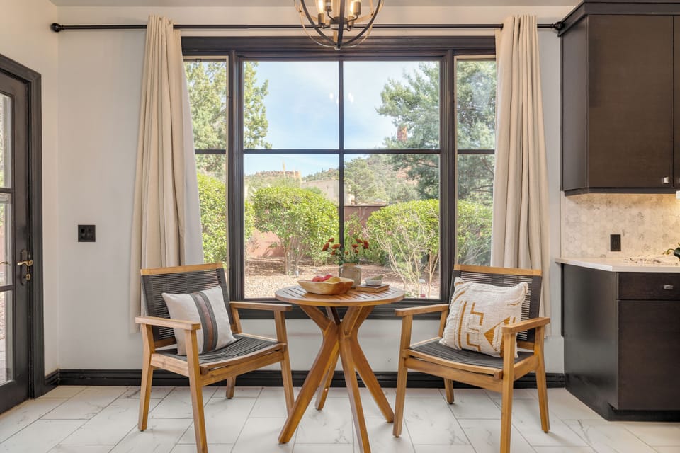 Sitting area.