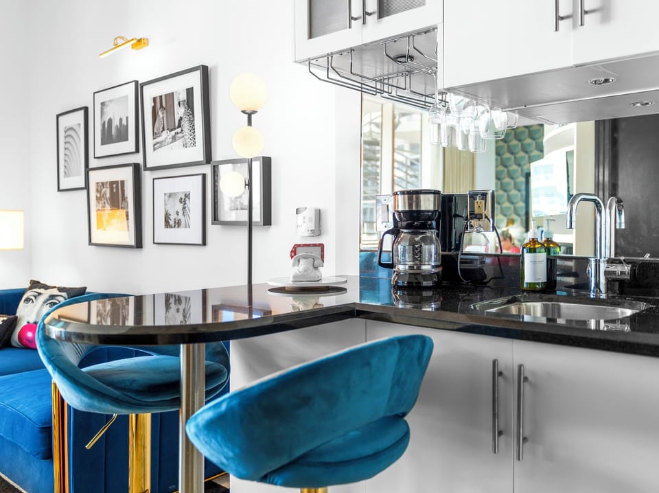 Kitchen nook and counter