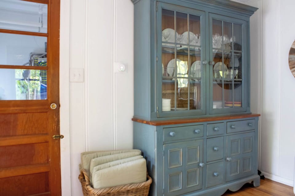 Door to the private laundry room