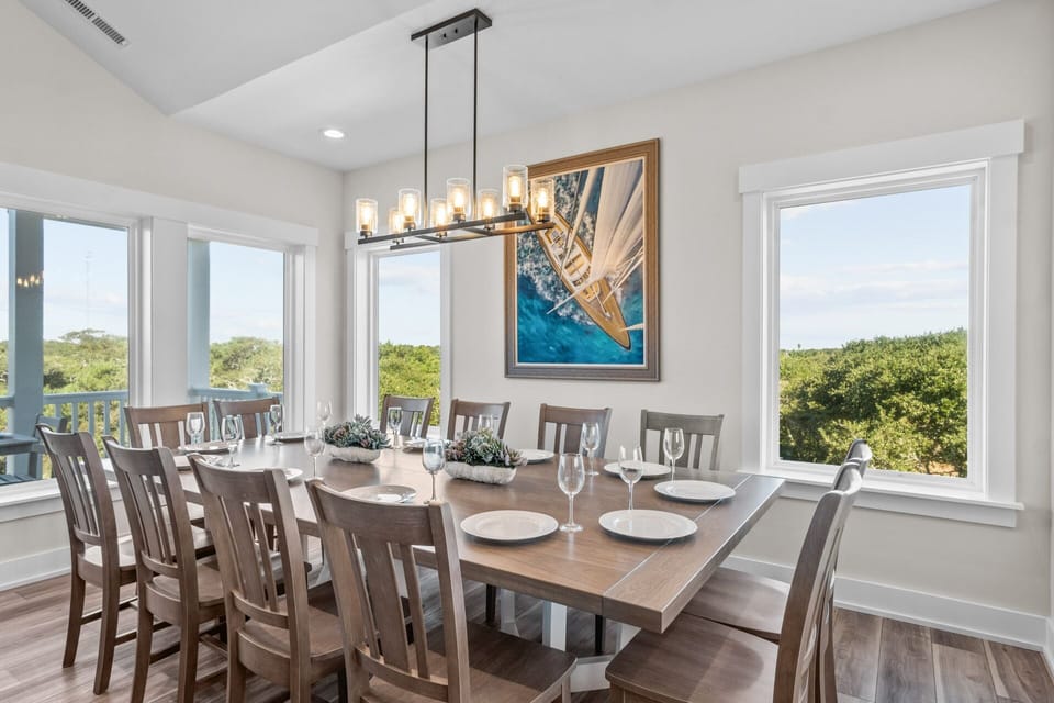 Surf or Sound Realty - 1161 - Blue Dolphin - Dining Area -1