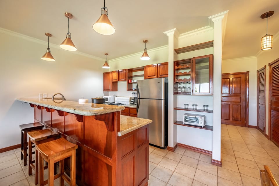 Whip up your favorite meals or heat up some takeout - Either way, our fully functional kitchen has you covered!