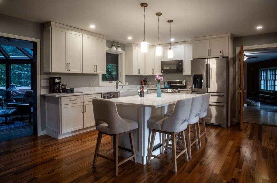 Newly remodeled kitchen