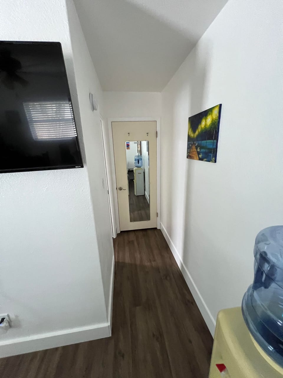 hallway which is leading to your private bathroom and walk in closet