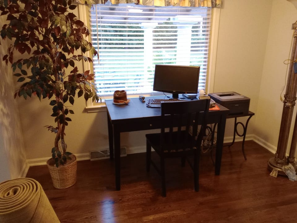 Desk off the kitchen and great room 