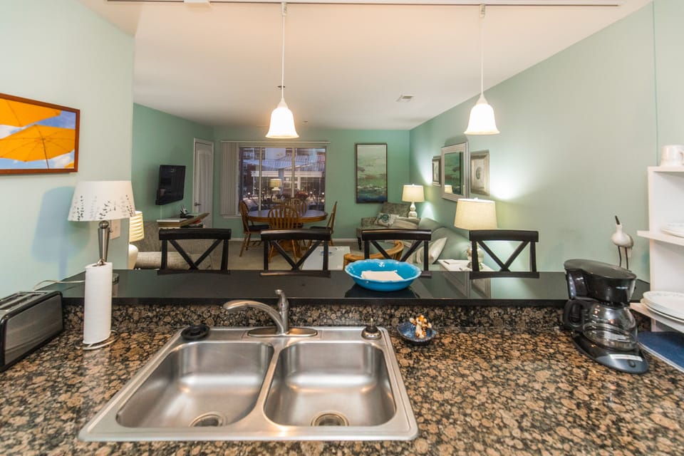 Kitchen island and stools