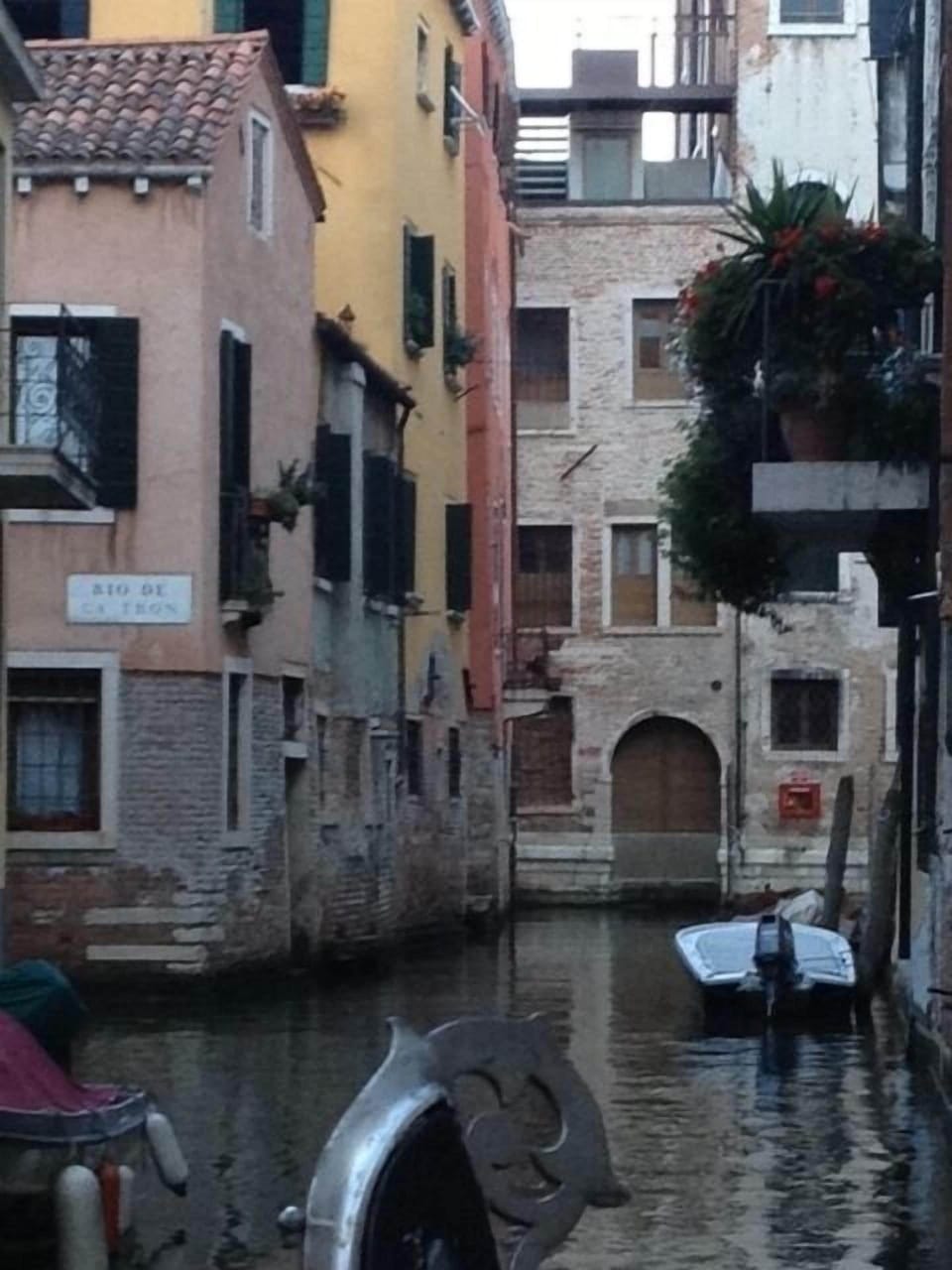 Canal view from the livingroom